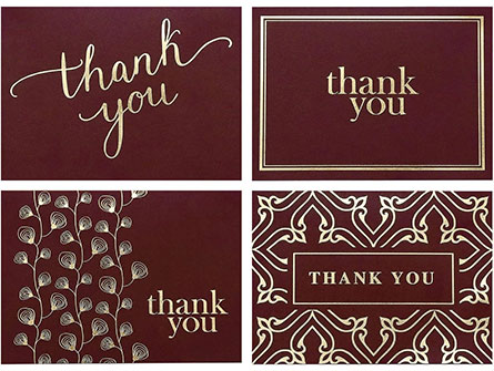 Thank You Card For Wedding Birthday